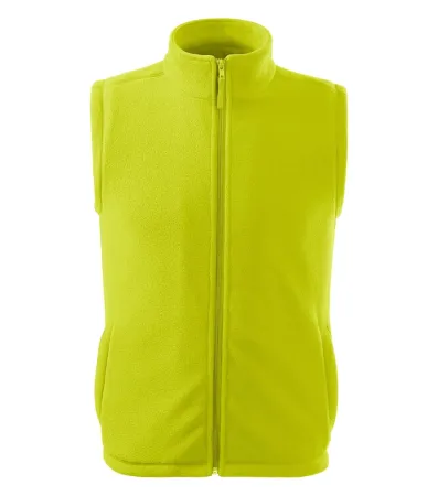 Fleece vesta unisex Next 518 - M - limetková 62 (brand label)