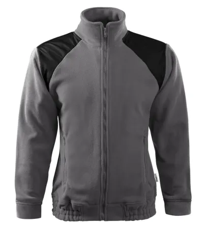 Fleece unisex Jacket Hi-Q 506 - L - ocelově šedá 36 (brand label)
