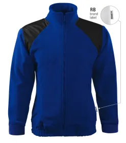 Fleece unisex Jacket Hi-Q 506 - XL - královská modrá 05 (brand label)