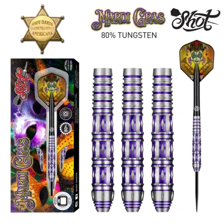 Shot Šipky Steel Americana Mardi Gras - 23g