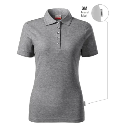 Polokošile dámská Reserve R23 - XXL - tmavě šedý melír 12 (brand label)