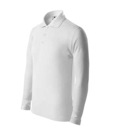 Polokošile dětská Pique Polo LS 241 - 146 cm/10 let - bílá