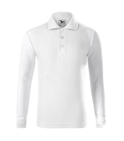 Polokošile dětská Pique Polo LS 241 - 146 cm/10 let - bílá