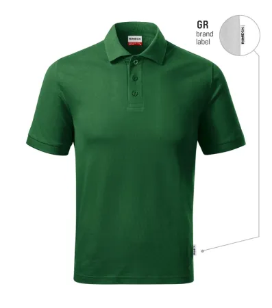 Polokošile pánská Resist Heavy Polo R20 - XL - lahvově zelená 06 (brand label)