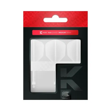 Target - darts Letky K-Flex - No6 - Medium - White TRG410005