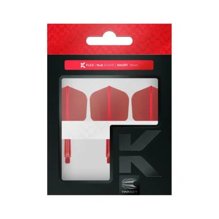 Target - darts Letky K-Flex - No6 - Short - Red TRG410010
