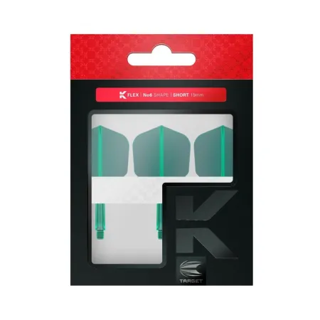 Target - darts Letky K-Flex - No6 - Short - Green TRG410013