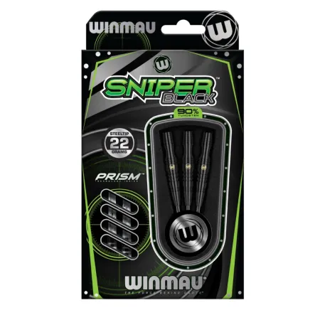 Winmau Šipky Steel Sniper Black - 22g