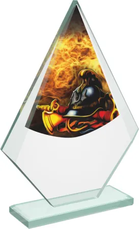 Skleněná trofej CRTH20007M3 Výška cm: 21,5