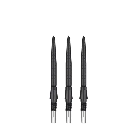 Target - darts Kovové hroty - Swiss Points - Storm Quartz - Black - 26 mm