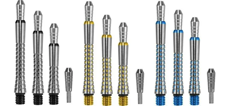 Target - darts Násadky Pixel Grip Titanium - medium - gold
