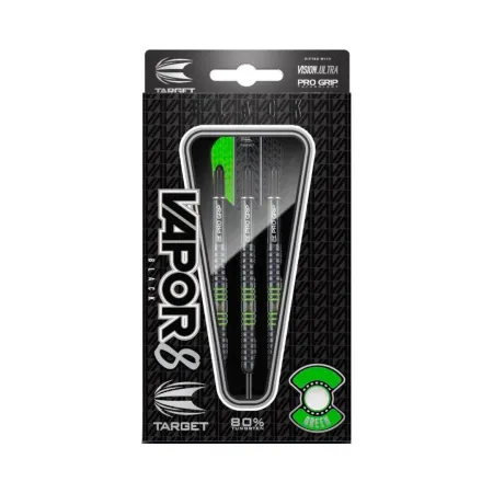Target - darts Šipky Steel Vapor 8 - Black Green - 21g