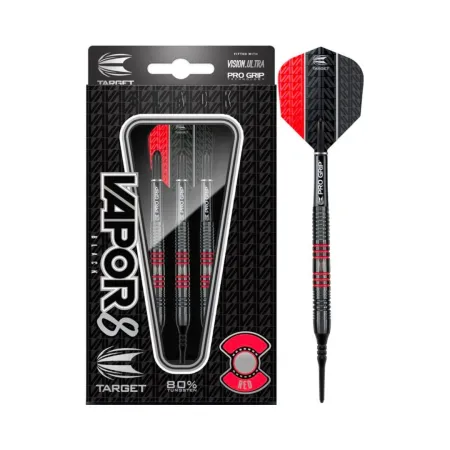 Target - darts Šipky Vapor 8 - Black Red - 19g