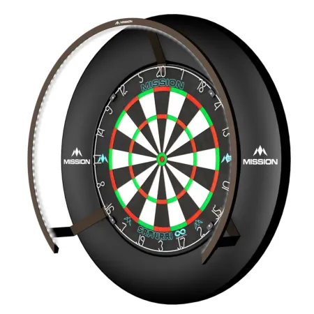 Mission Torus 270 Light - osvětlení sisalového terče - Bronze