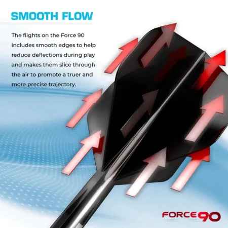 Mission Letky Force 90 - Gradient - Standard No6 - Medium - Black F4478