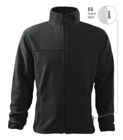 Fleece pánský Jacket 501 - S (original) - ebony gray 94 (brand label)
