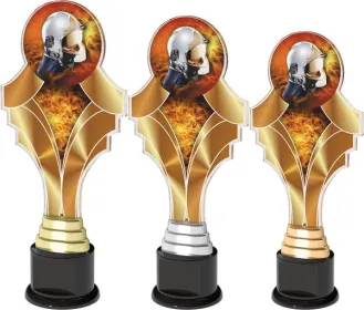 Akrylátová trofej ACTKH03 Výška cm: 28, zlato
