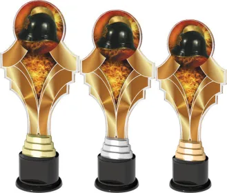 Akrylátová trofej ACTKH04 | Hasiči Výška cm: 28, bronz