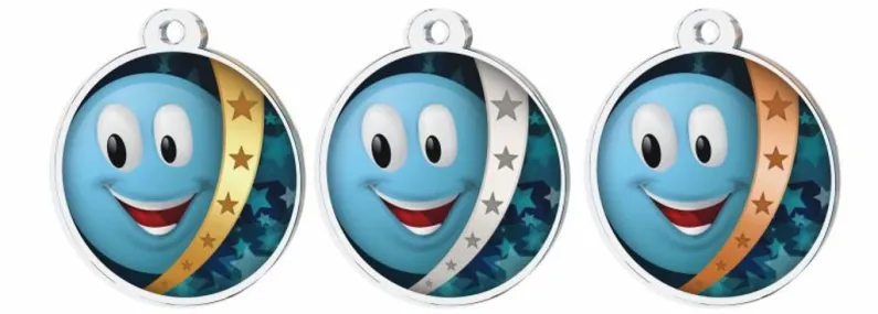 Akrylátová medaile MDA0030M05 | Dětské Barva: bronz, Stuha: ST18, Tloušťka mm: 3