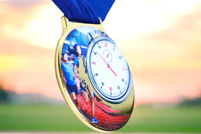 Medaile MDLMIDM03 | Běh Barva: bronz, Stuha: ST4