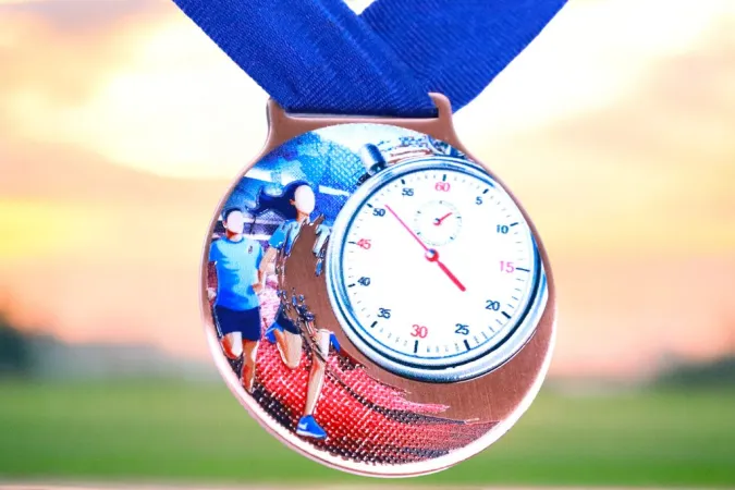 Medaile MDLMIDM03 | Běh Barva: bronz, Stuha: ST4