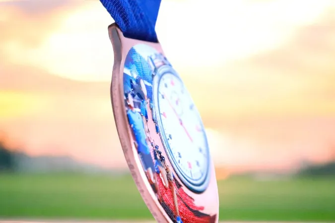 Medaile MDLMIDM03 | Běh Barva: bronz, Stuha: ST4