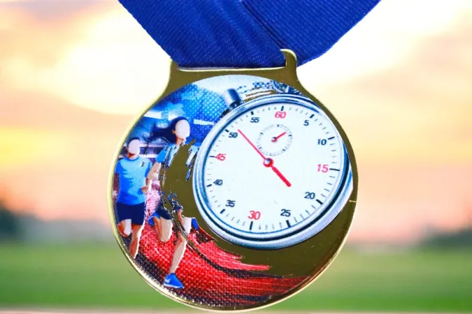 Medaile MDLMIDM03 | Běh Barva: bronz, Stuha: ST4