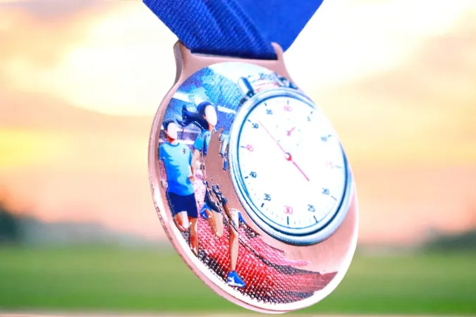 Medaile MDLMIDM03 | Běh Barva: bronz, Stuha: ST4