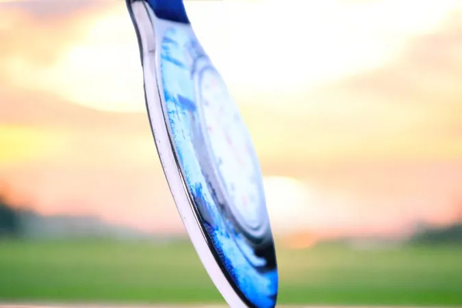 Medaile MDLMIDM04 | Plavání Barva: stříbro, Stuha: ST18