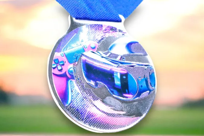 Medaile MDLMIDM06 | eSport Barva: bronz, Stuha: ST11