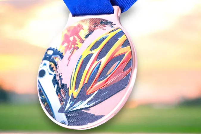 Medaile MDLMIDM07 | BMX Barva: zlato, Stuha: ST15