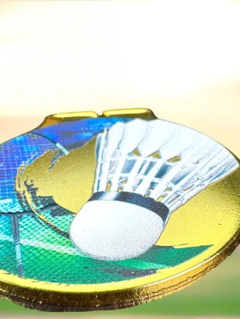 Medaile MDLMIDM08 | Badminton Barva: bronz, Stuha: ST13