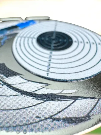 Medaile MDLMIDM10 | Střelba Barva: stříbro, Stuha: ST19