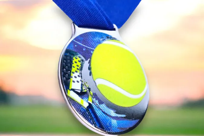 Medaile MDLMIDM15 | Padel Barva: bronz, Stuha: ST6