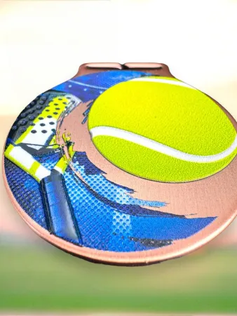 Medaile MDLMIDM15 | Padel Barva: bronz, Stuha: ST6