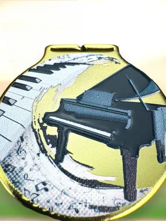 Medaile MDLMIDM16 | Hudba Barva: stříbro, Stuha: ST8