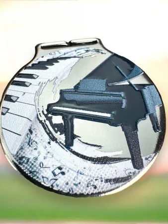 Medaile MDLMIDM16 | Hudba Barva: stříbro, Stuha: ST8