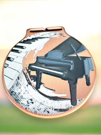 Medaile MDLMIDM16 | Hudba Barva: stříbro, Stuha: ST8