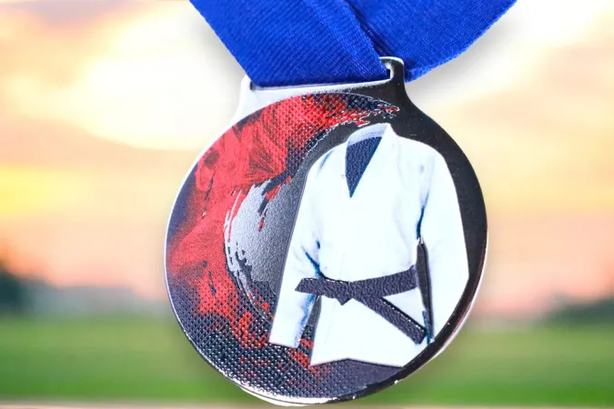 Medaile MDLMIDM17 | Bojová umění Barva: bronz, Stuha: ST8