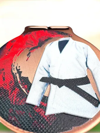 Medaile MDLMIDM17 | Bojová umění Barva: bronz, Stuha: ST8