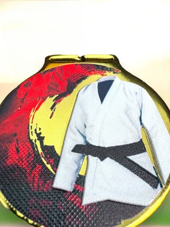 Medaile MDLMIDM17 | Bojová umění Barva: bronz, Stuha: ST8