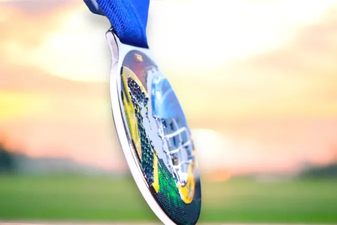 Medaile MDLMIDM18 | Lacrosse Barva: stříbro, Stuha: ST18