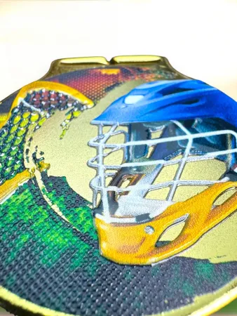 Medaile MDLMIDM18 | Lacrosse Barva: stříbro, Stuha: ST18