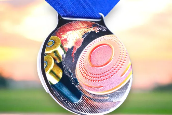 Medaile MDLMIDM19 | Střelba Barva: stříbro, Stuha: ST5