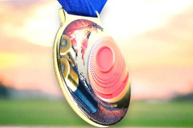 Medaile MDLMIDM19 | Střelba Barva: stříbro, Stuha: ST5