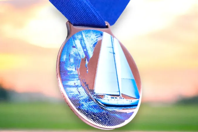 Medaile MDLMIDM20 | Vodni sporty Barva: stříbro, Stuha: ST15