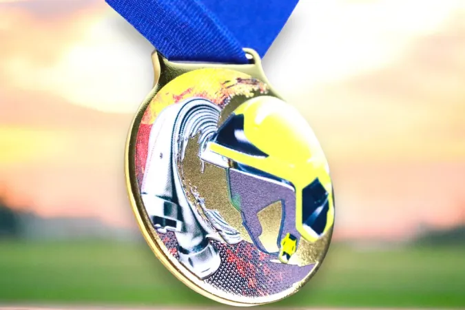 Medaile MDLMIDM21 | Hasiči Barva: zlato, Stuha: ST9