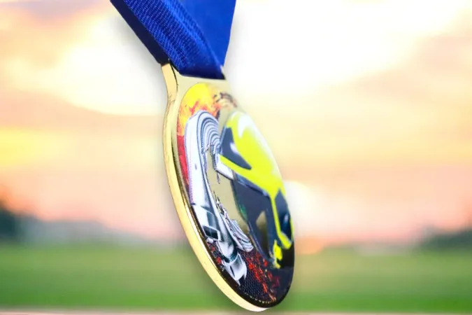 Medaile MDLMIDM21 | Hasiči Barva: zlato, Stuha: ST9