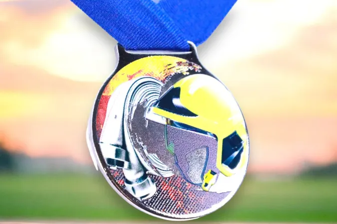 Medaile MDLMIDM21 | Hasiči Barva: zlato, Stuha: ST9