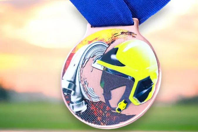 Medaile MDLMIDM21 | Hasiči Barva: zlato, Stuha: ST9